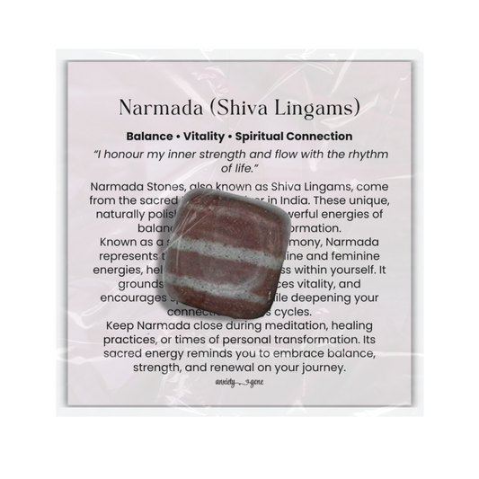 Narmada Stone Shiva Lingam Tumbled Stone 1 inch, sacred river healing crystal for balance and vitality, natural shiva lingam gemstone for meditation and grounding, genuine narmada stone for spiritual growth and transformation, tumbled shiva lingam pocket stone for mindfulness and reiki, calming river stone for stress relief and emotional stability, ancient narmada crystal gift for women and men