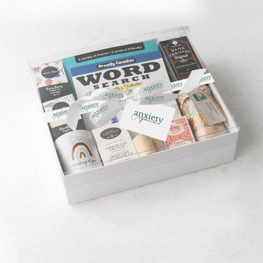 self care gift set, anxiety relief gift box, calming gift set, spiritual gift basket, wellness gift basket, gift box for anxiety, stress relief gift set, relaxation gift box, mental health gift basket, gift basket for someone with anxiety, self care gift box for her, wellness care package, spiritual gift box, mental health gift for friend, healing gift set, anxiety care package, stress relief gift basket, fidget gift set for anxiety