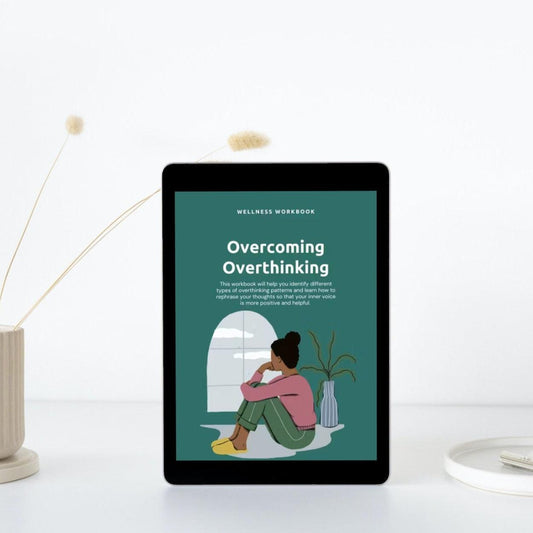 wellness workbook, digital workbook, overthinking methods, coping methods, mental health worksheets, digital worksheets, wellness worksheets, mental health journal, digital journal, techniques for overthinking,