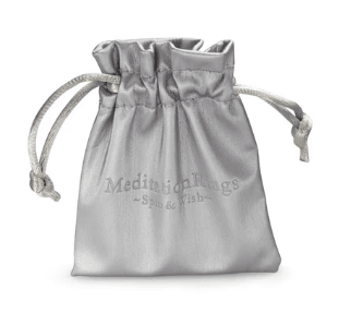 Breath Sterling Silver Fidget Ring for Women with Yellow Gold Accent Bar and Nine Spinning Bands – A feminine and playful meditation ring designed for mindfulness and joy.