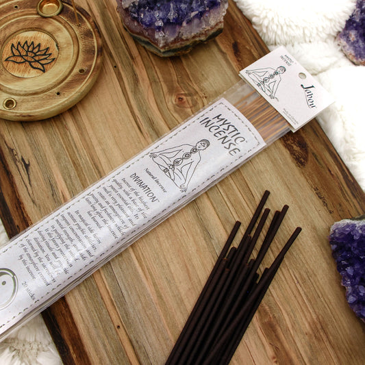 mystic incense, high quality incense, modern incense, concentration scents, aromatherapy for focus, aromatherapy for concentration, incense sticks, divination incense, protection incense,