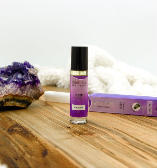 essential oils for sleep, sleep essential oils, natural sleep aid, sleep roller, sleep roll on, aromatherapy for sleep, sleep spray,