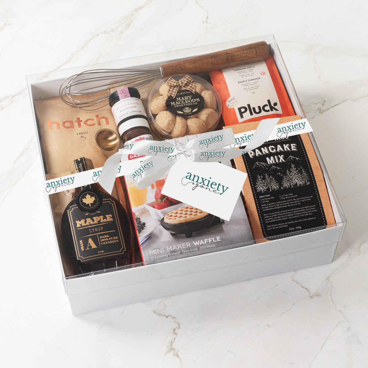 brunch gift set, gourmet brunch gift box, breakfast gift basket, brunch gift basket canada, maple syrup brunch gift set, pancake mix gift box, coffee & breakfast gift set, waffle breakfast gift set, brunch hamper, brunch lover gift box, brunch gift basket delivery, brunch gift box canada