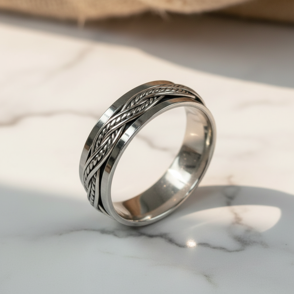 fidget ring, anxiety ring, spinner ring, worry ring, fidget jewelry, fidget ring for anxiety, spinning anxiety ring, anti-anxiety ring, stress relief ring, fidget ring for stress, fidget ring for adults, fidget ring for kids, fidget ring for women, fidget ring for men, discreet fidget ring, fidget ring for focus, fidget ring for work, calming ring for anxiety, ring to reduce stress, mental health support jewelry, stainless steel fidget ring, sterling silver fidget ring, gold spinner ring, minimalist fidget 