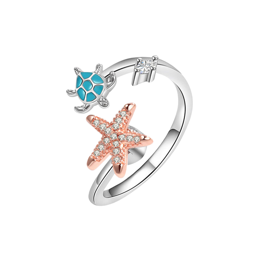 "Sea Breeze" Fidget Ring