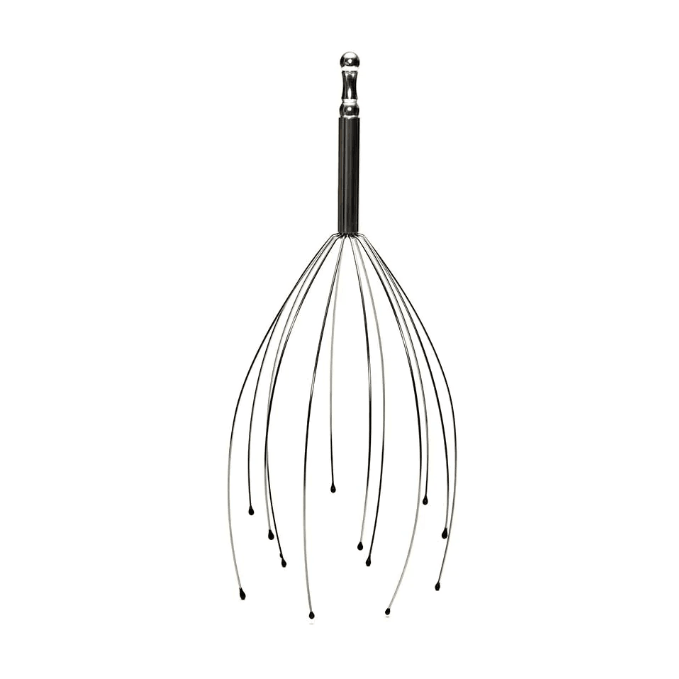 scalp massager handheld, stress relief head massager, head massager for relaxation, handheld scalp massager for hair growth, portable head massager device, head massager for stress and anxiety, scalp massager for self-care, head massage tool for relaxation, calming head massager, anxiety relief head massager, scalp therapy tool