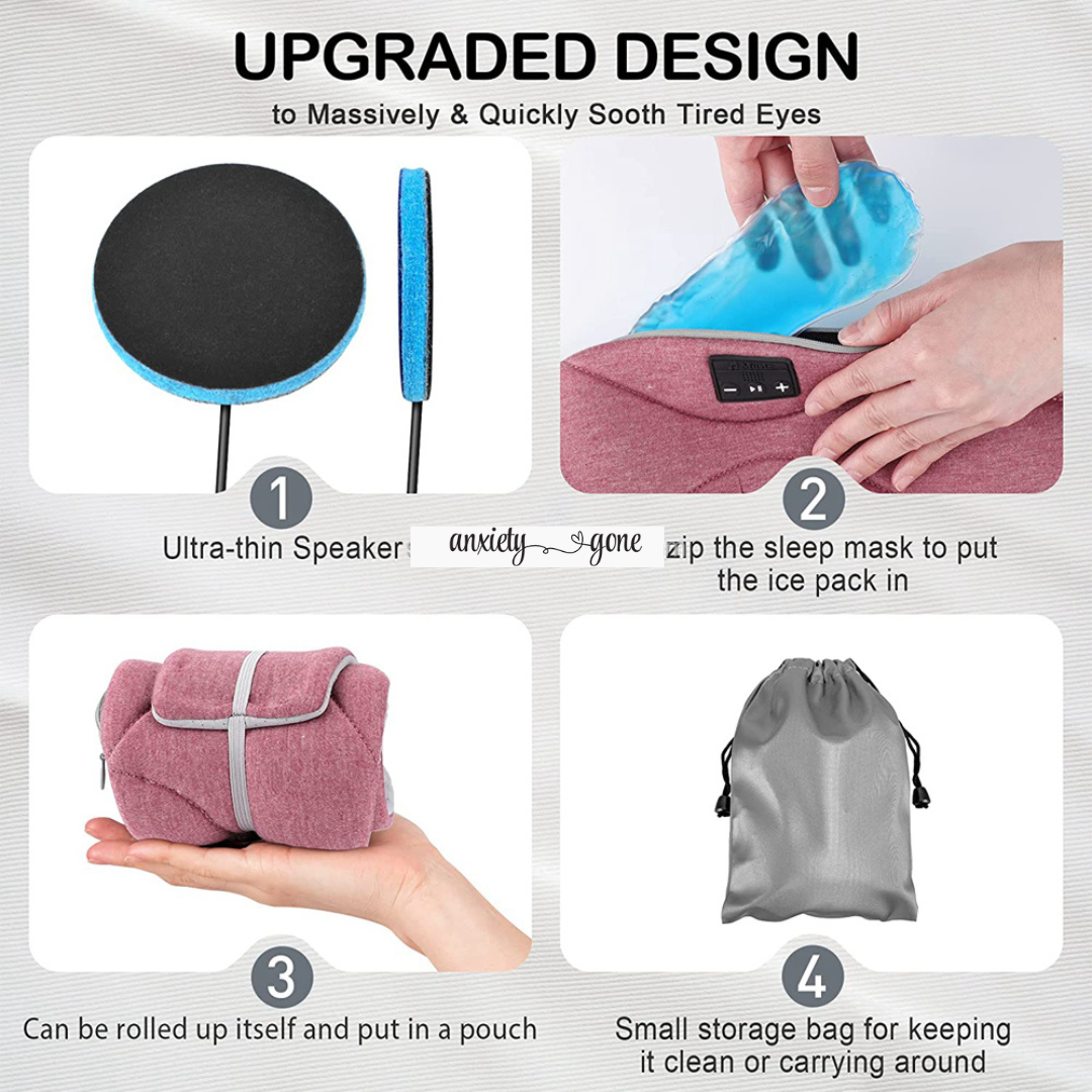 bluetooth sleep mask with timer and white noise, sleep mask with headphones for side sleepers, wireless sleep mask with speakers, cooling bluetooth eye mask for sleeping, sleep mask for insomnia and anxiety, best bluetooth sleep mask for travel, sleep mask with built-in headphones and white noise, sleep mask with timer for meditation and relaxation, breathable bluetooth sleep mask with speakers, noise-canceling sleep mask for home and travel use