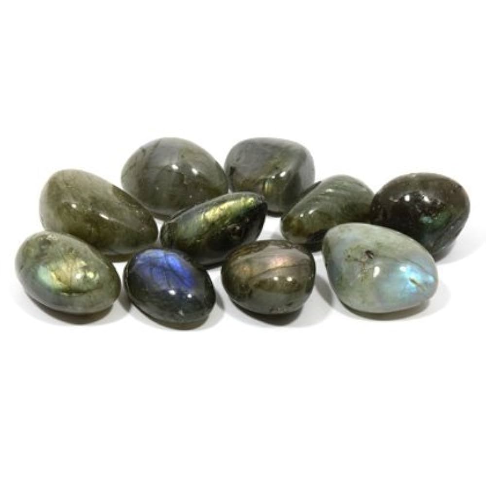 Labradorite Tumbled Stone 1–2 inches, polished iridescent healing crystal for protection and intuition, labradorite gemstone for transformation and spiritual growth, natural labradorite pocket stone for meditation and mindfulness, shimmering labradorite calming crystal for stress relief, genuine labradorite stone with flashes of blue green gold, tumbled gemstone for energy healing and creativity, labradorite crystal gift for women and men