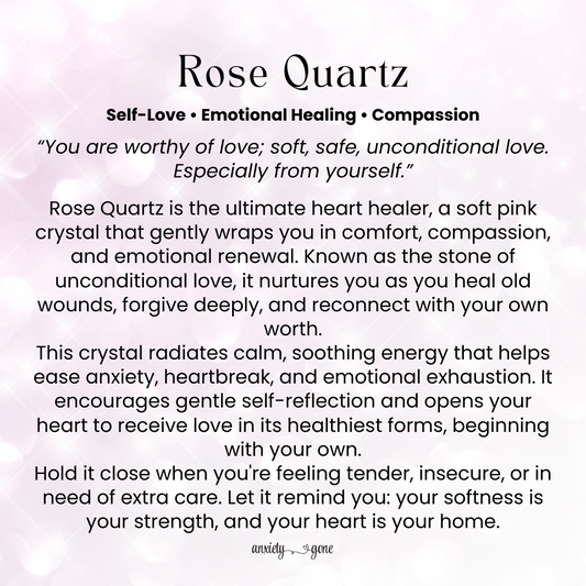 Large Rose Quartz Stone for anxiety, love, emotional healing, and crystal healing stones.