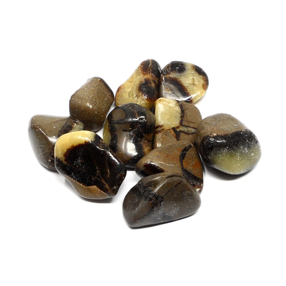 Septarian Tumbled Stone 1 inch, dragon stone healing crystal for grounding and confidence, polished septarian gemstone for emotional strength and protection, calming crystals for anxiety relief and stress support, natural septarian pocket stone for meditation and mindfulness, genuine septarian crystal for self-care and balance, septarian gemstone gift for women and men, earth energy crystal for courage and communication