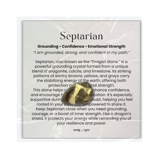 Septarian Tumbled Stone 1 inch, dragon stone healing crystal for grounding and confidence, polished septarian gemstone for emotional strength and protection, calming crystals for anxiety relief and stress support, natural septarian pocket stone for meditation and mindfulness, genuine septarian crystal for self-care and balance, septarian gemstone gift for women and men, earth energy crystal for courage and communication