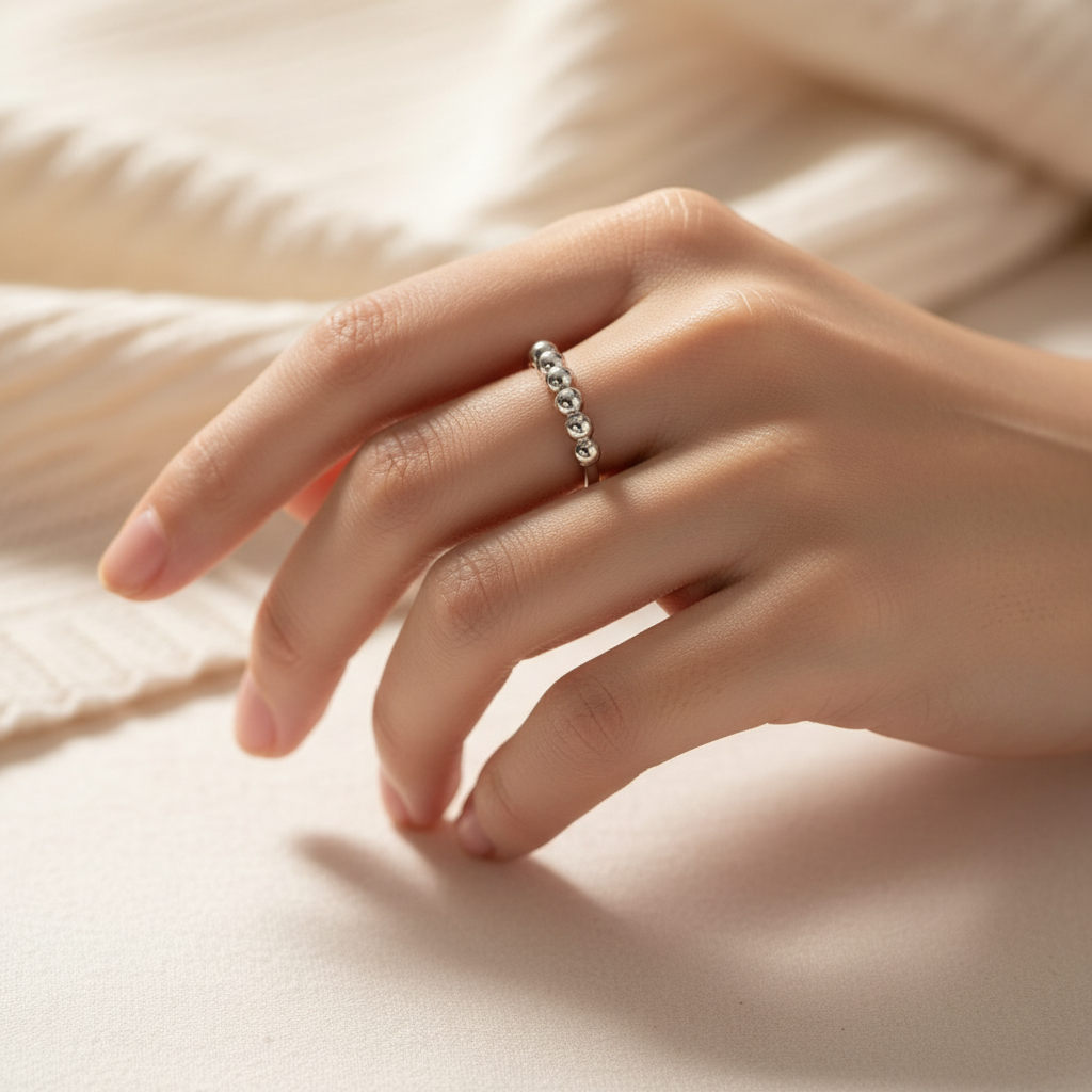 fidget ring, anxiety ring, spinner ring, worry ring, fidget jewelry, fidget ring for anxiety, spinning anxiety ring, anti-anxiety ring, stress relief ring, fidget ring for stress, fidget ring for adults, fidget ring for kids, fidget ring for women, fidget ring for men, discreet fidget ring, fidget ring for focus, fidget ring for work, calming ring for anxiety, ring to reduce stress, mental health support jewelry, stainless steel fidget ring, sterling silver fidget ring, gold spinner ring, minimalist fidget 