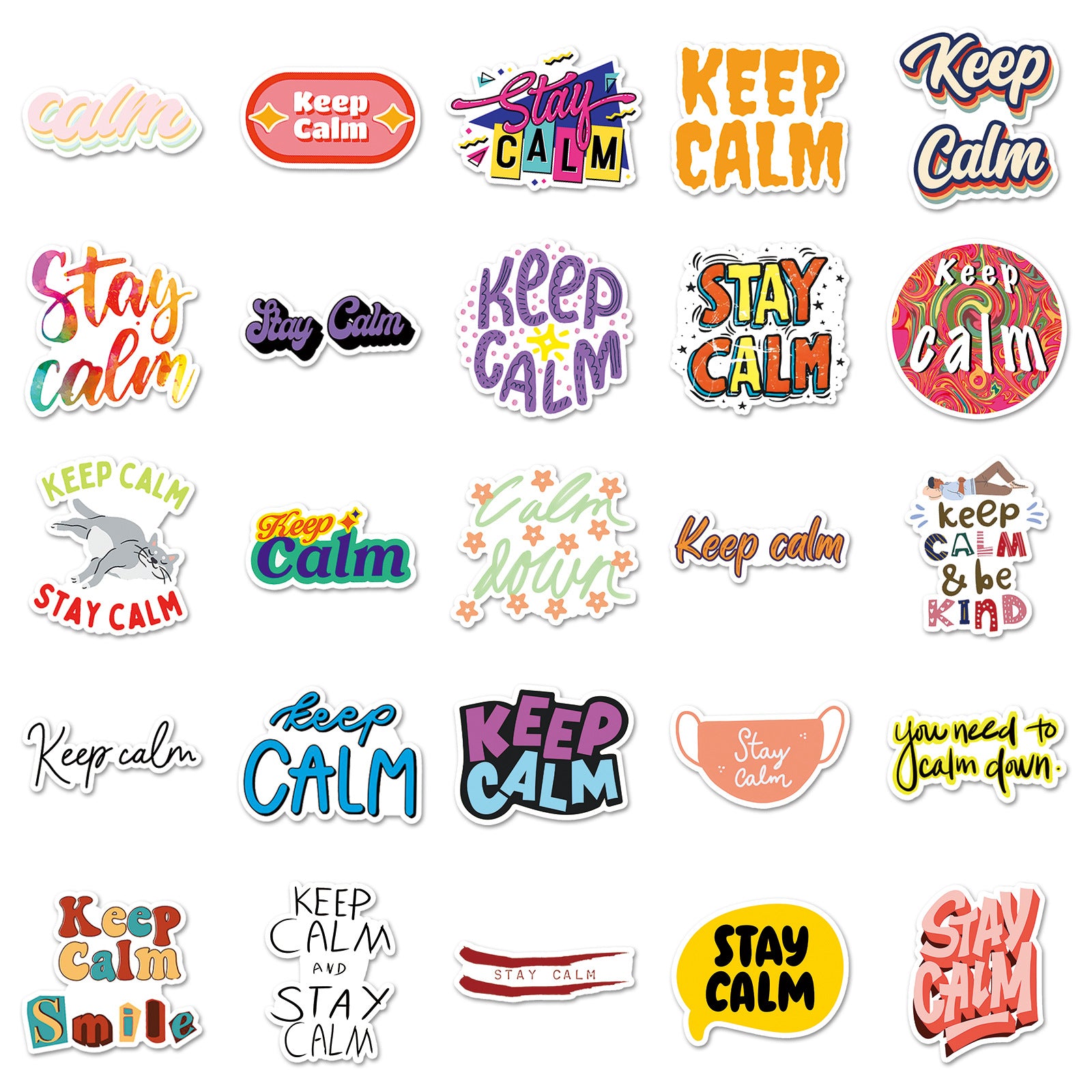 mental health stickers pack with positive affirmations and anxiety relief quotes, 55PCS vinyl anxiety stickers with self care messages and therapy support, motivational stickers for mental health journaling, laptops, and planners, uplifting waterproof mental health stickers for depression and anxiety support, cute cartoon-style mental health awareness sticker bundle for teens and adults, eco-friendly PVC mental health stickers for students and therapists, aesthetic mental health planner stickers with daily 