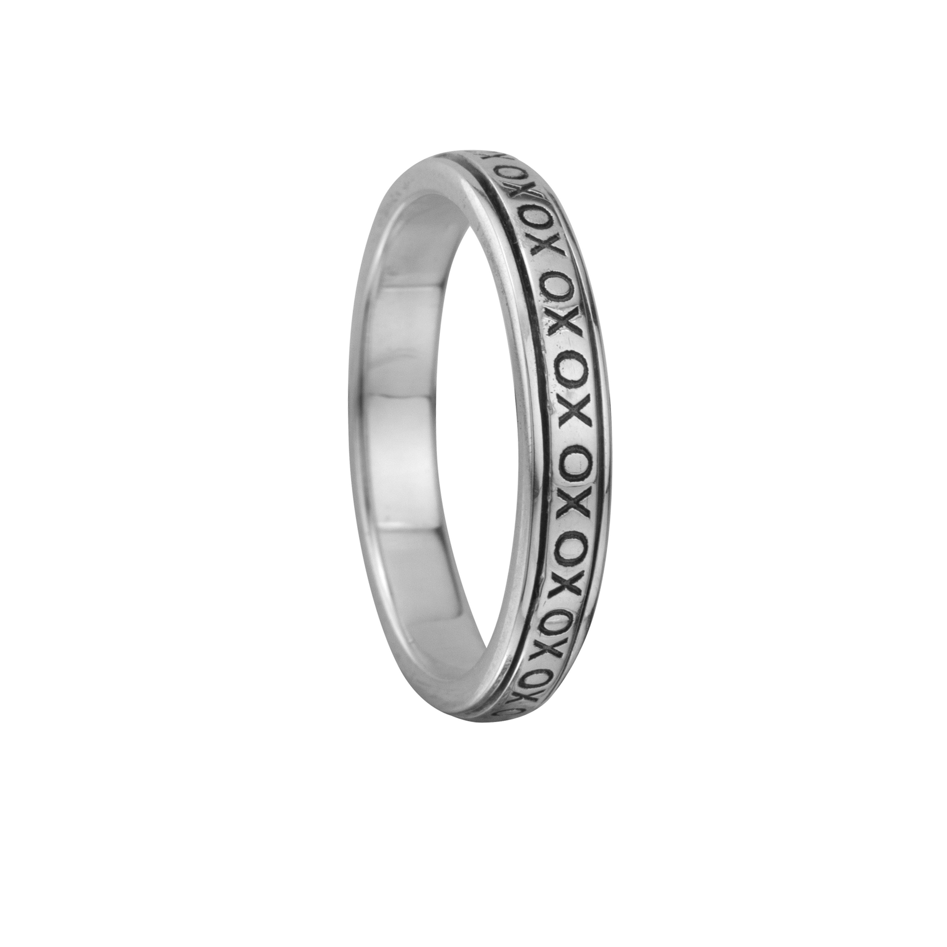 XO Sterling Silver Fidget Ring for Agoda Relief – Spinner Agoda Ring for Stress, ADHD, Focus, Nail Biting, Meditation, Adults & Teens