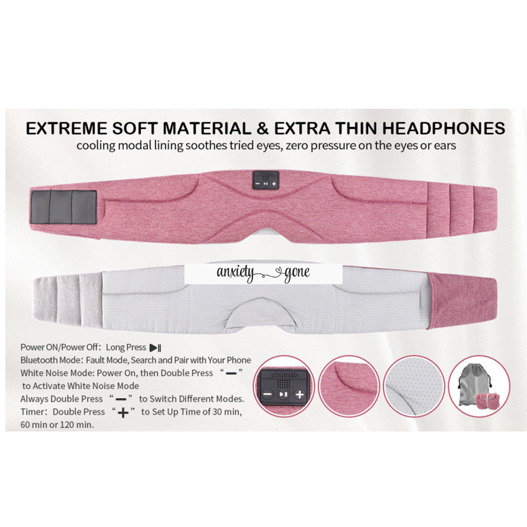 bluetooth sleep mask with timer and white noise, sleep mask with headphones for side sleepers, wireless sleep mask with speakers, cooling bluetooth eye mask for sleeping, sleep mask for insomnia and anxiety, best bluetooth sleep mask for travel, sleep mask with built-in headphones and white noise, sleep mask with timer for meditation and relaxation, breathable bluetooth sleep mask with speakers, noise-canceling sleep mask for home and travel use