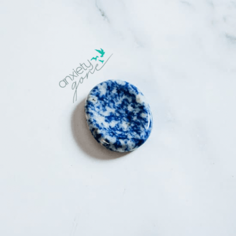 worry stones, thumb stone, blue spot jasper, blue spot stone, blue jasper, jasper worry stone, jasper thumb stone, blue thumb stone, blue worry stone, stones for anxiety, stones for panic, gemstones for anxiety, crystals for anxiety, mental health crystals, fidget tools, 