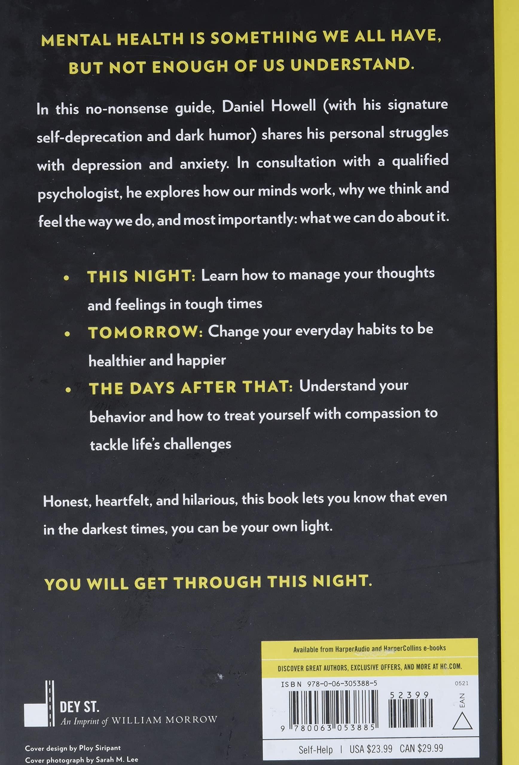 self help books, books for mental health, mental health books, self help mental health, self therapy books, helpful books for teens, books for mental illness, i will get through this night, daniel howell