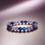 Anti-Agoda Healing Bracelet with the best healing crystals for anxiety, sodalite, amethyst, lapis lazuli, and lepidolite stones for anxiety relief and emotional balance, making it perfect for spiritual gifts. 