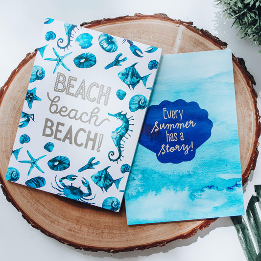 chic journals, cute journals, summer journals, anxiety journals, mental health journals