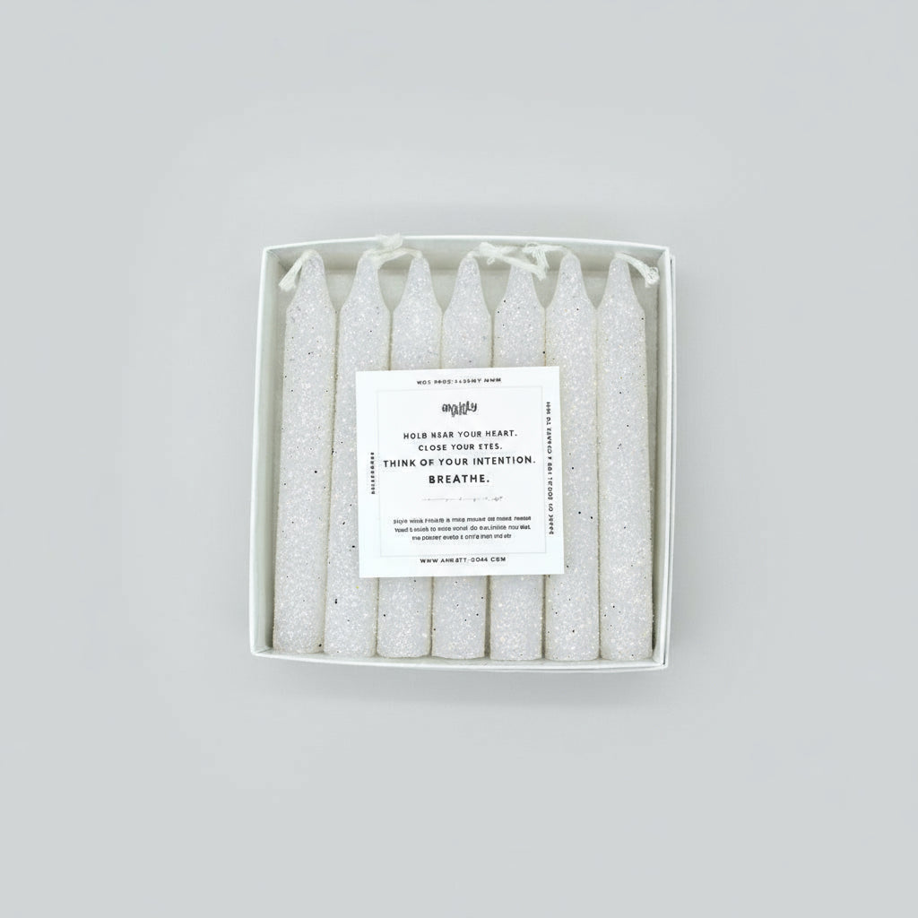 crystal candles, crystal pillar candles, pillar candles, chakra pillar candles, chakra candles, gemstone candles, spell candles, mini ritual candles, white spell candle