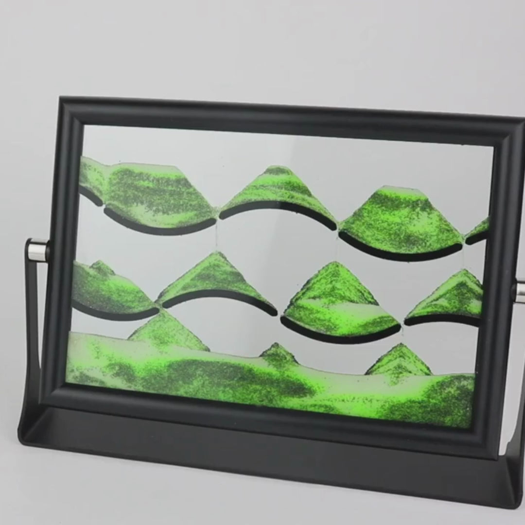 Zen sands, falling sands, sensory decor, sensory tool, sensory frame, sand frame, zen sand, falling sand, 